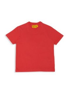 Little Boy's & Boy's Off Rubber Logo T-Shirt