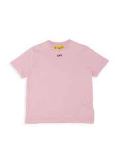 Little Girl's & Girl's Off Stamp Logo T-Shirt